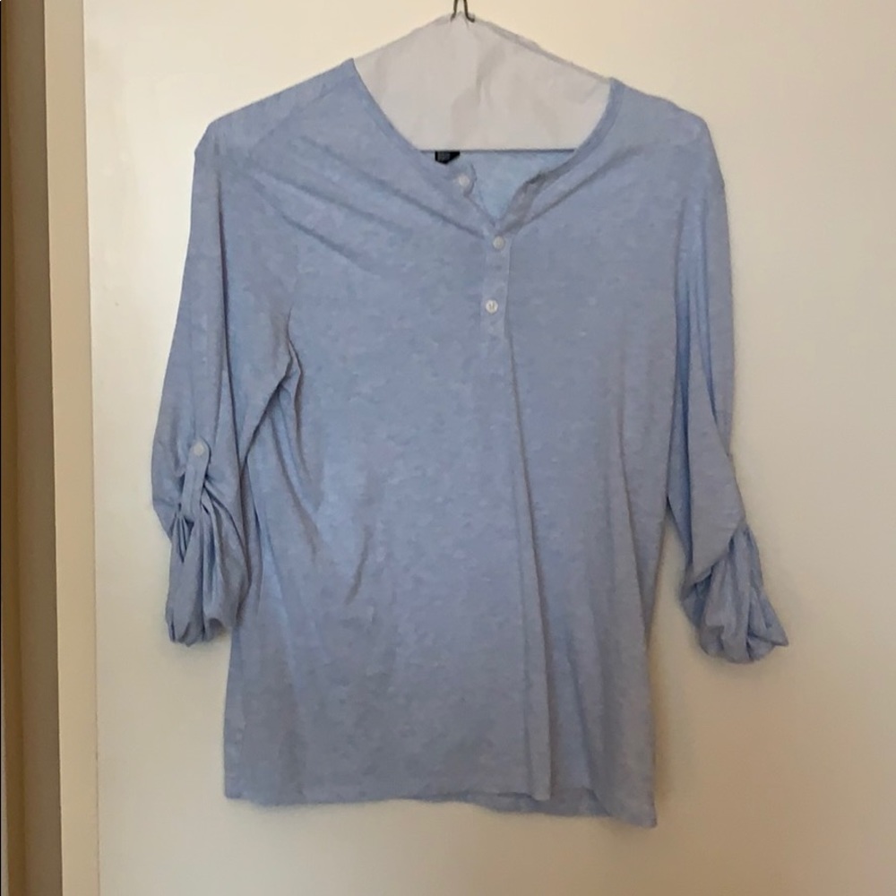 H&M Light Blue Henley